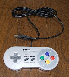 ＢＵＦＦＡＬＯ ＵＳＢ ゲームパッド ８ボタン スーパーファミコン風